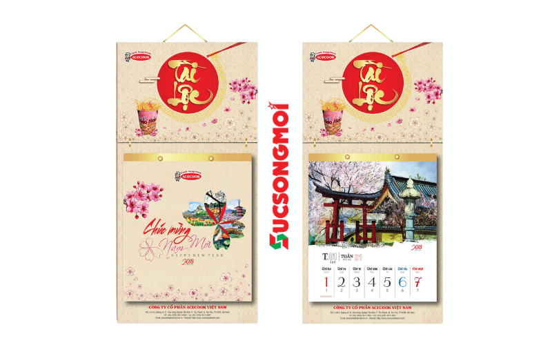 Lịch 52 tuần đẹp