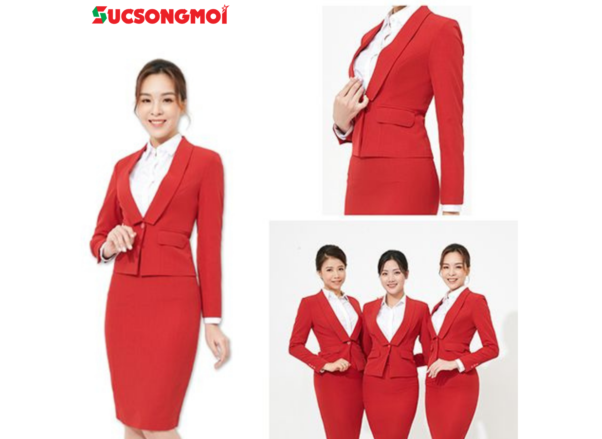 Mẫu vest kết hợp chân váy bút chì