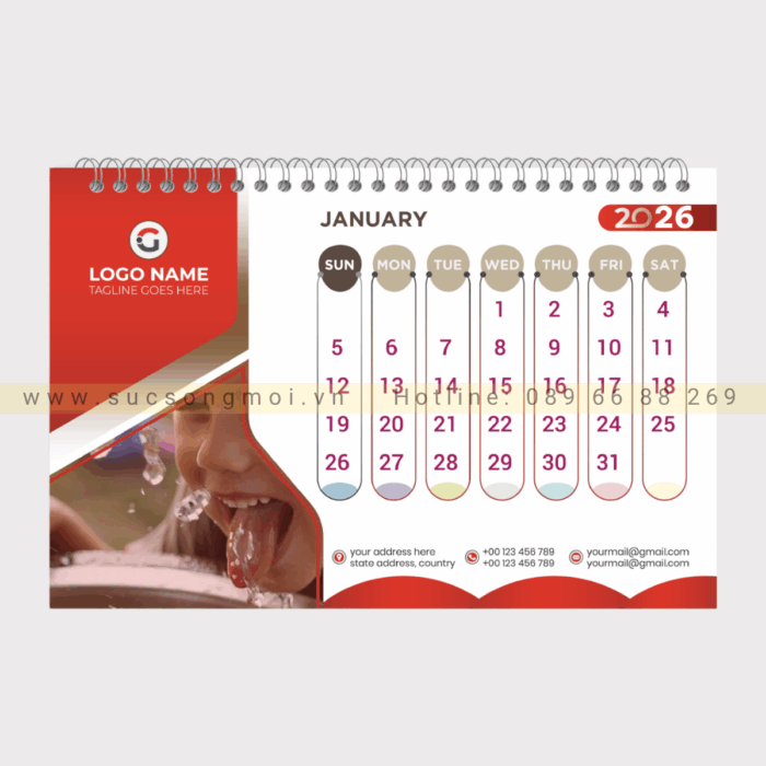Lịch bàn thiết kế LTK01