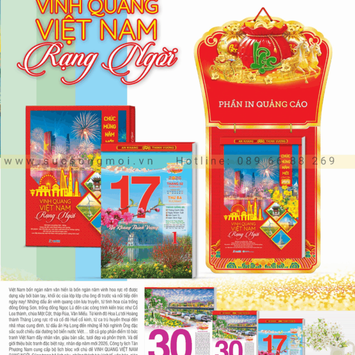 Bloc 29x41 Vinh quang Việt Nam rạng ngời