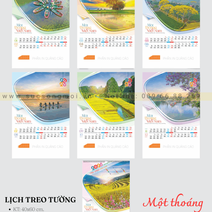 Lịch 7 tờ Một thoáng Việt Nam