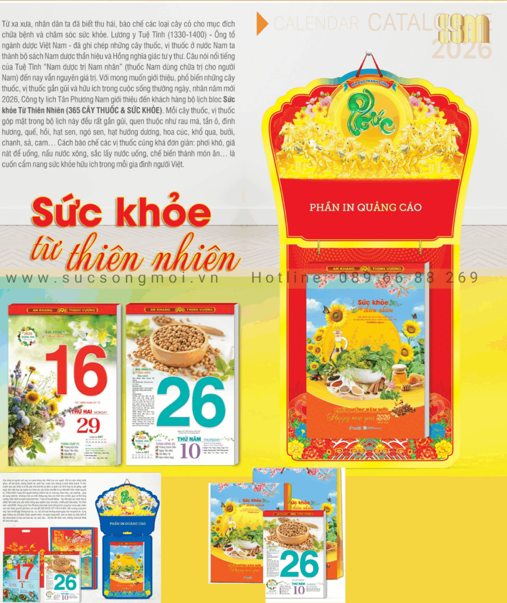 Bloc 20x30 Sức khỏe từ thiên nhiên