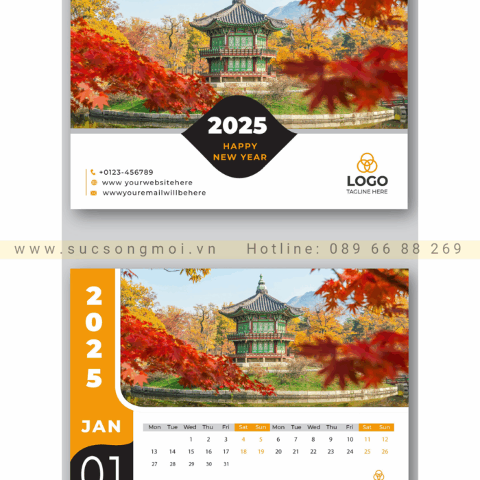 Lịch bàn thiết kế LTK20