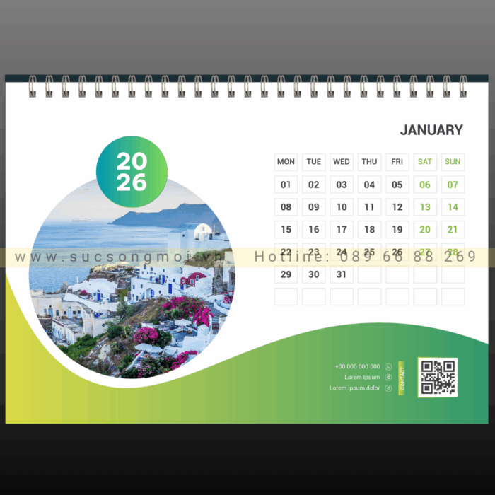 Lịch bàn thiết kế LTK22