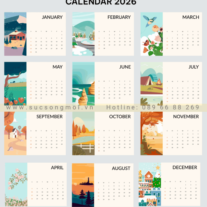 Lịch bàn thiết kế LTK32