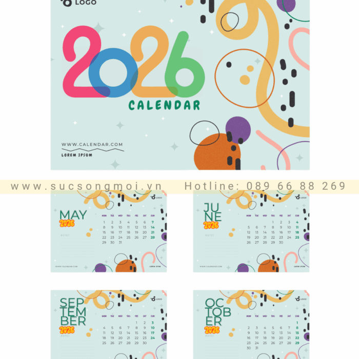 Lịch bàn thiết kế LTK34