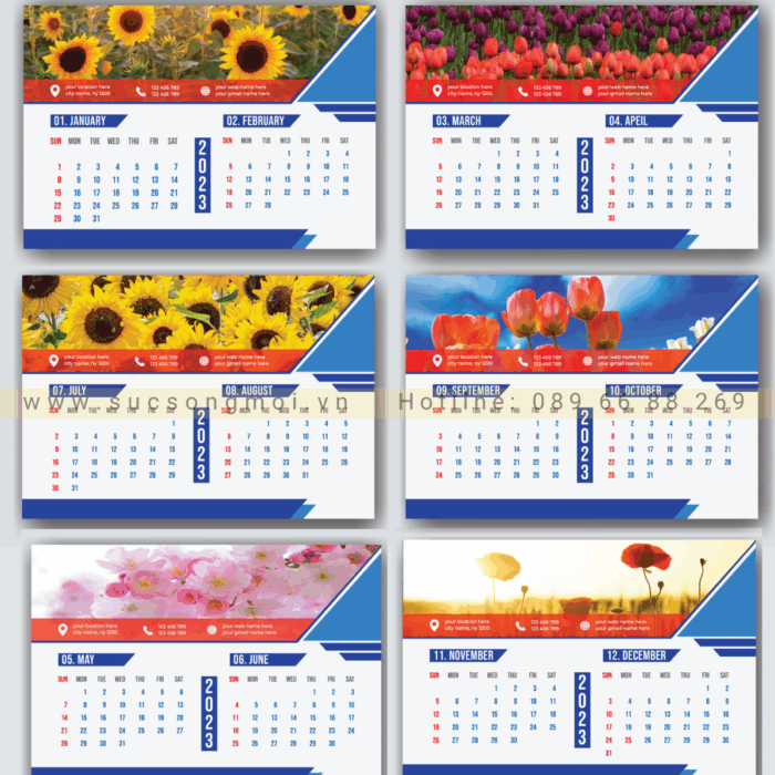 Lịch bàn thiết kế LTK35