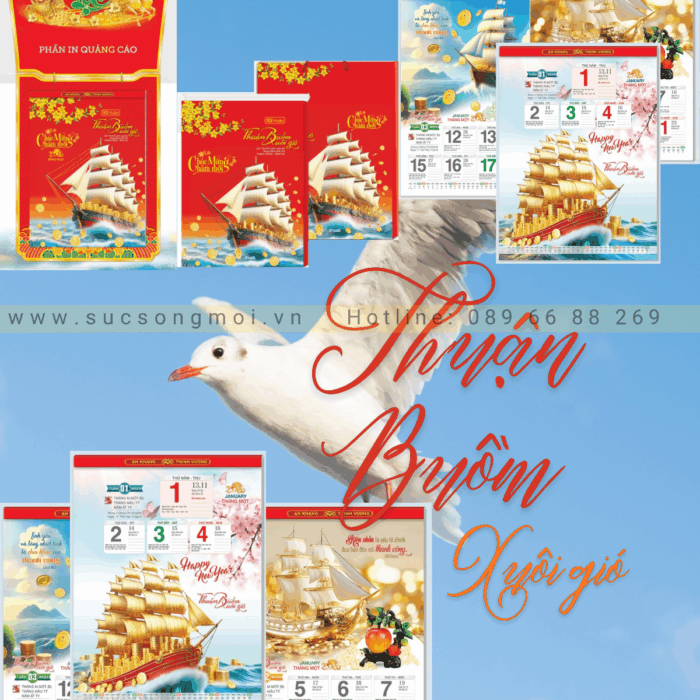 Lịch 52 tuần Thuận buồm xuôi gió